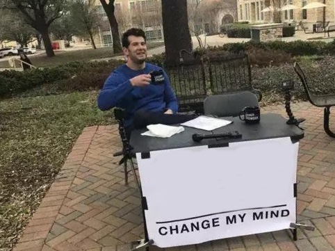 Change My Mind meme about City Bonfires
