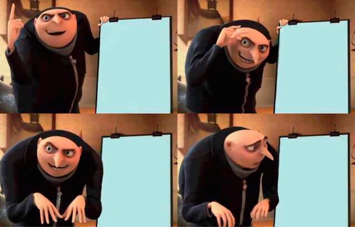 Gru's Plan meme about City Bonfires