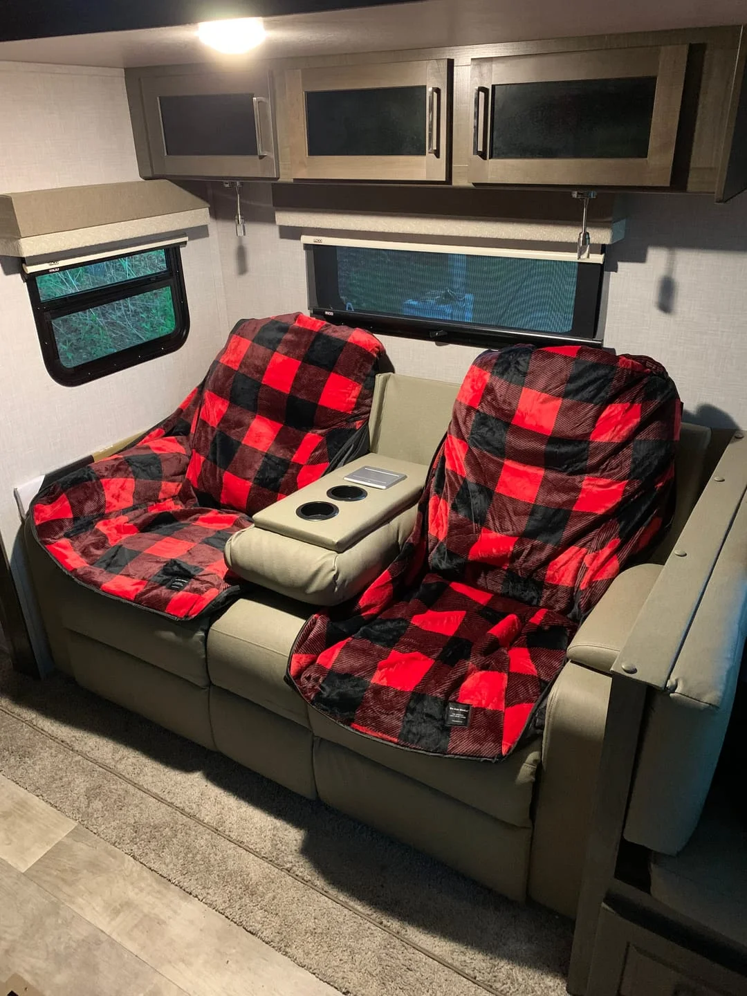 Customer photo review of The Chair Blanket